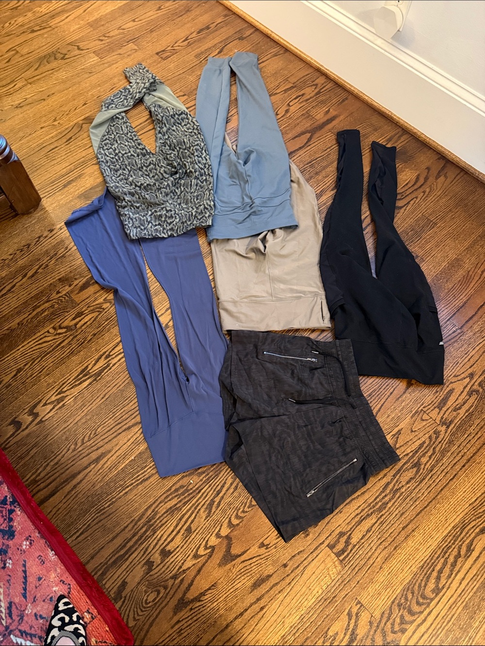 Women’s lot of 6 Active Leggings and athleta shorts